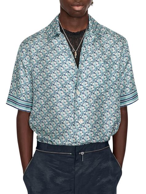 dior oblique hawaiihemd|Dior Oblique Pixel Hawaiian Shirt Multicolor Silk Twill .